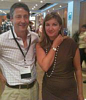 Olly Taylor with Baroness Karen Brady